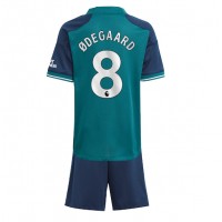 Dres Arsenal Martin Odegaard #8 Rezervni za djecu 2023-24 Kratak Rukav (+ kratke hlače)